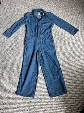 Levi’s Denim Jumpsuit NWT Small Wide Leg Utility Coveralls $89